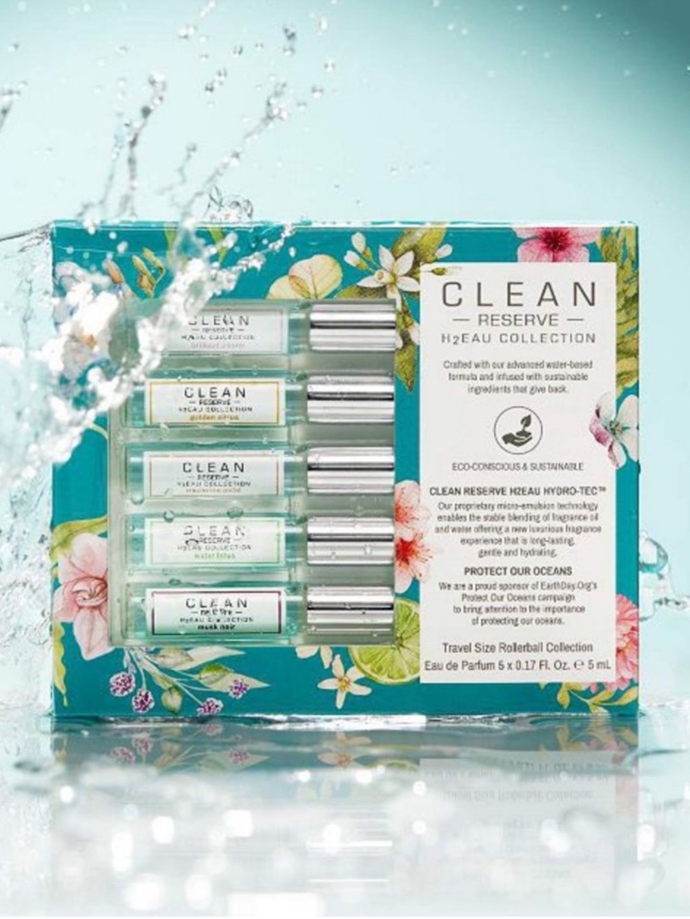 CLEAN RESERVE H2Eau Collection EDP Layering Set 5ml x 5 NEW - Picture 2 of 5